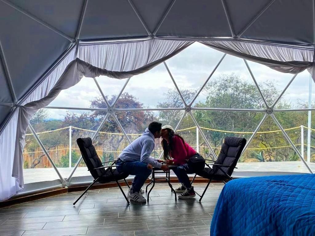 El Gato Glamping con vista a prismas basálticos Hotel Huasca de Ocampo Exterior foto