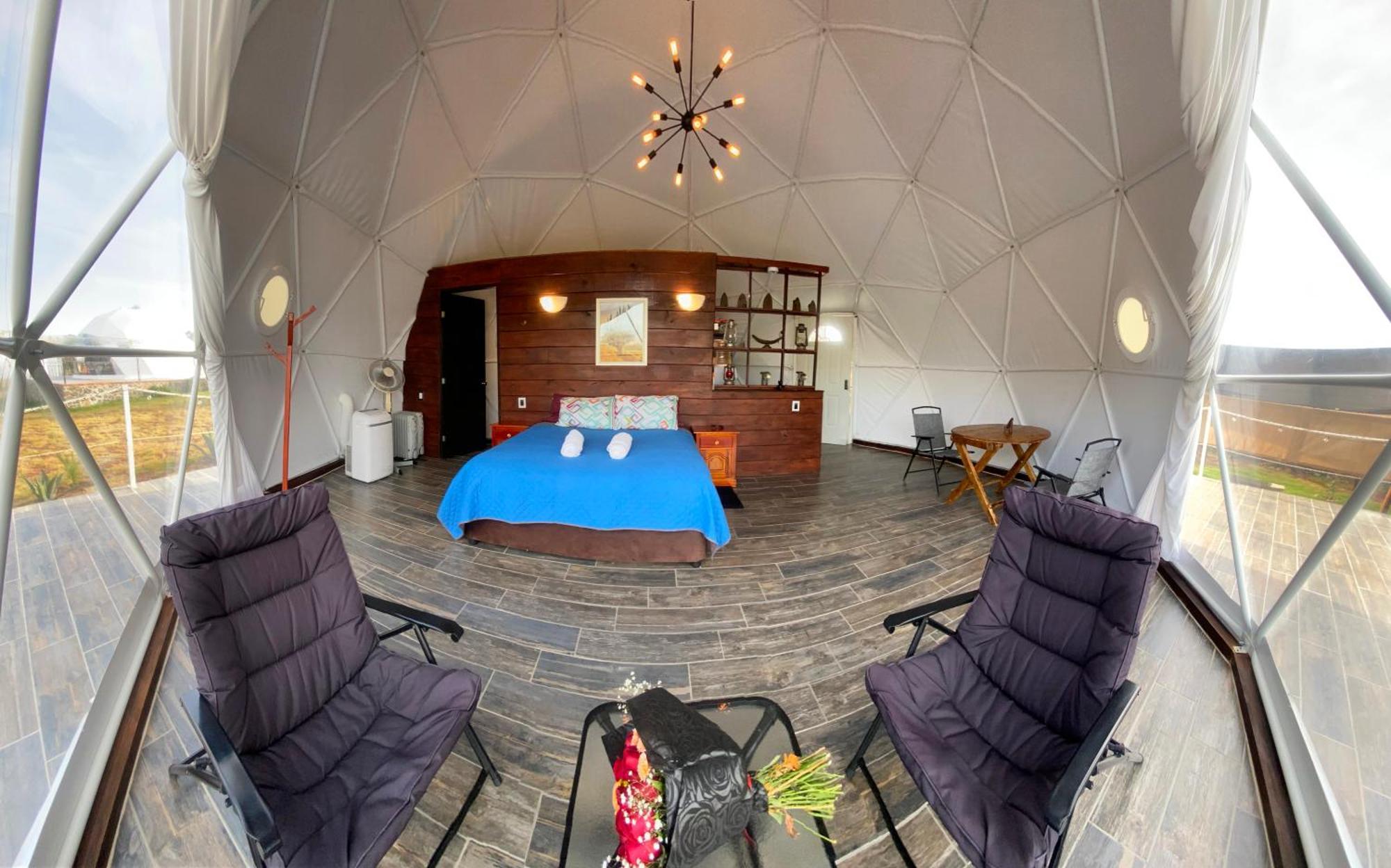 El Gato Glamping con vista a prismas basálticos Hotel Huasca de Ocampo Exterior foto