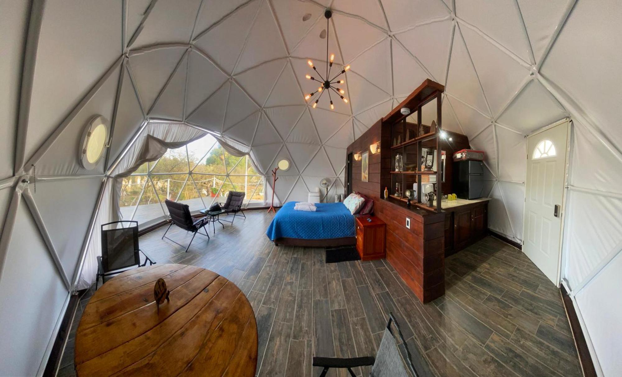 El Gato Glamping con vista a prismas basálticos Hotel Huasca de Ocampo Exterior foto