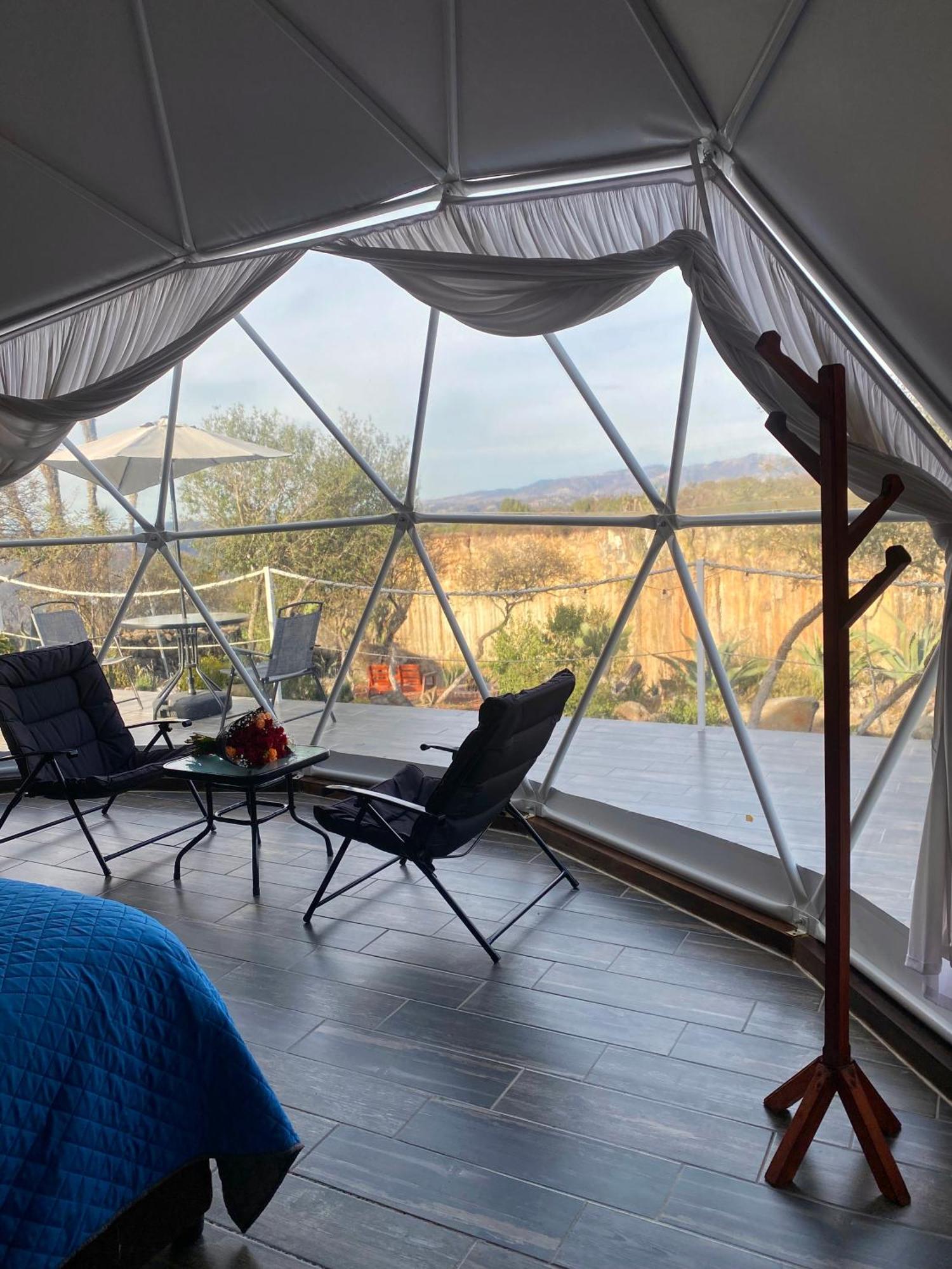 El Gato Glamping con vista a prismas basálticos Hotel Huasca de Ocampo Exterior foto