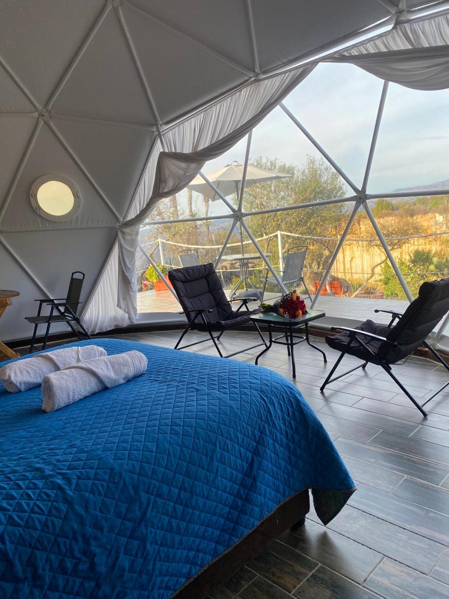 El Gato Glamping con vista a prismas basálticos Hotel Huasca de Ocampo Exterior foto
