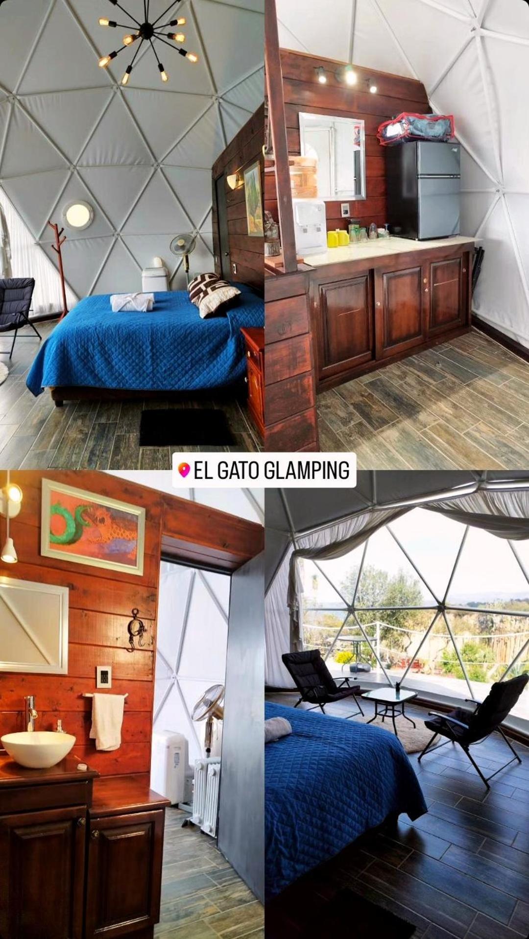 El Gato Glamping con vista a prismas basálticos Hotel Huasca de Ocampo Exterior foto